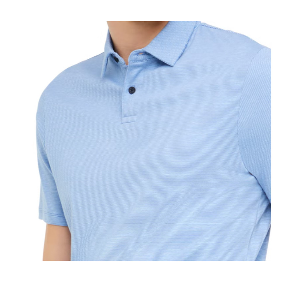 Banana Republic Men's Luxe Polo Shirt, Short Sleeve, Cotton, Blue, Size XL - Picture 3 of 9